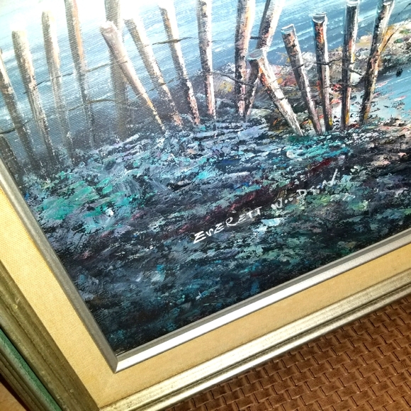 Everett Woodson Origional Signed Oil painting on Canvas - Picture 5 of 13